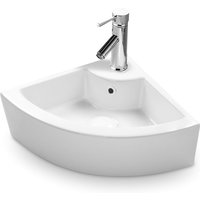 Eck Keramik Waschbecken Gäste WC 46x32 cm Eck Keramik Waschbecken Gäste WC 46x32 cm von STILFORM