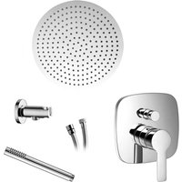 Highline Regendusche Komplett Set Rund:Deckenhalterung von STILFORM