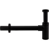 Designer Minimal Siphon Geruchsverschluss in Schwarz Matt - Stilform von STILFORM