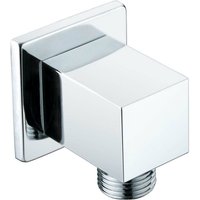 Wandanschlussbogen Eckig Massiv Chrom oder Schwarz Matt:Chrom - Stilform Wandanschlussbogen Eckig Massiv Chrom oder Schwarz Matt:Chrom - Stilform von STILFORM