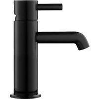 Stilform - formschöne Waschtischarmatur Mittelhohe Ausführung Serie Park 2.0 in schwarz matt von STILFORM