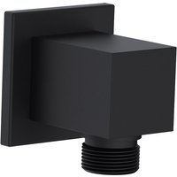 Wandanschlussbogen Eckig Massiv Chrom oder Schwarz Matt:Schwarz Matt - Stilform Wandanschlussbogen Eckig Massiv Chrom oder Schwarz Matt:Schwarz Matt - Stilform von STILFORM