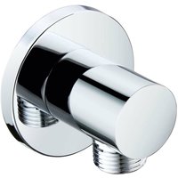 Wandanschlussbogen Rund Massiv Chrom oder Schwarz Matt:Chrom - Stilform Wandanschlussbogen Rund Massiv Chrom oder Schwarz Matt:Chrom - Stilform von STILFORM
