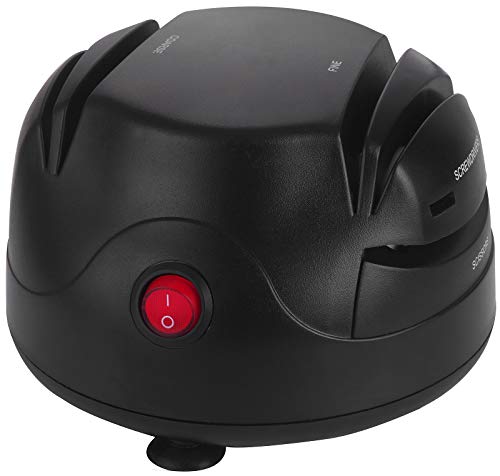 StilGut elektrischer Messerschärfer, Mersserschleifer-Machine mit Saugnäpfe und verschiedenen Schärfe-Stufen, Schwarz von STILGUT