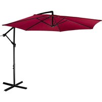 Stilista - Ampelschirm Sonnenschirm 350 cm, rot von STILISTA