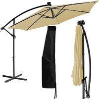 Stilista - Ampelschirm Sonnenschirm 350 cm led, beige von STILISTA