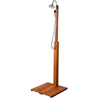 Gartendusche Cascata aus 100% Shorea-Hartholz, geölt inkl. Handbrause - Stilista Gartendusche Cascata aus 100% Shorea-Hartholz, geölt inkl. Handbrause - Stilista von STILISTA