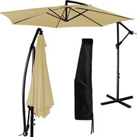 Ampelschirm Sonnenschirm Durchmesser 300cm, beige - Stilista von STILISTA