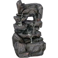 STILISTA® Gartenbrunnen Steine 28x25x47 cm von STILISTA