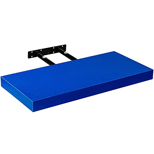 STILISTA Wandregal Volato, freischwebend, Farb- & Größenwahl, 90 cm Blau von STILISTA