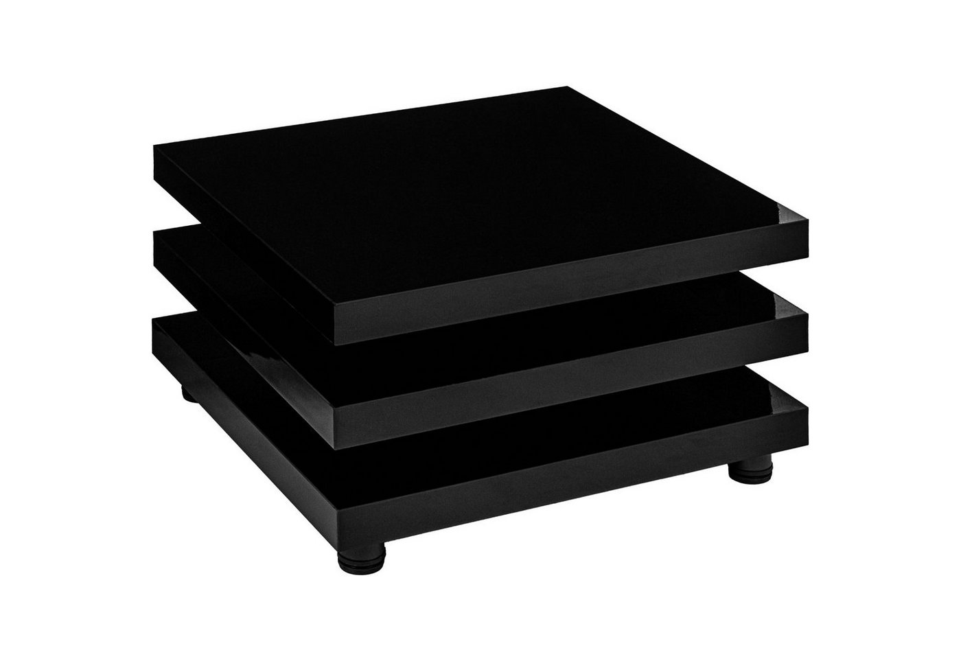 STILISTA Couchtisch Wohnzimmertisch Beistelltisch Sofatisch, 360° schwenkbare Tischplatten, Cube-Design, Farb- und Größenwahl von STILISTA