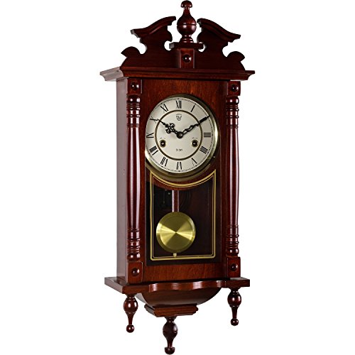 STILISTA Retro Regulator Wanduhr Orpheus, 75 x 29,5 x 15 cm von STILISTA