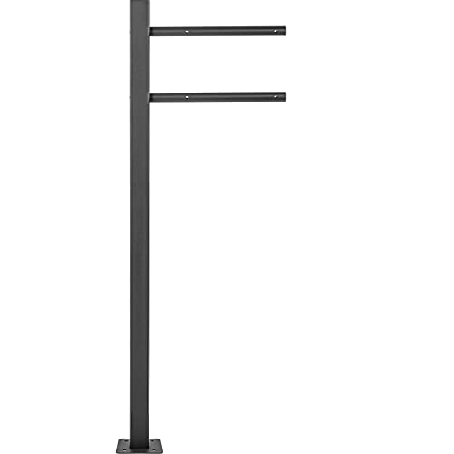 STILISTA Universal Briefkastenständer 120 cm, Modellwahl, EIN Bein, Anthrazit von STILISTA
