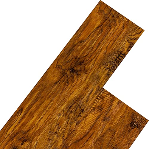 STILISTA Vinyl Laminat Dielen, 15 Dekors Wählbar, 5,07 oder 20 m², Rutschfest, Wasserfest, Schwer Entflammbar - 5,07 m² Walnuss Rustikal Rotbraun STILISTA Vinyl Laminat Dielen, 15 Dekors Wählbar, 5,07 oder 20 m², Rutschfest, Wasserfest, Schwer Entflammbar - 5,07 m² Walnuss Rustikal Rotbraun von STILISTA