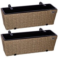 Stilista - 2er Balkonkasten, creme Stilista - 2er Balkonkasten, creme von STILISTA