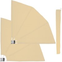 Stilista - 2er Set Balkon Sichtschutz 140x140 beige Stilista - 2er Set Balkon Sichtschutz 140x140 beige von STILISTA