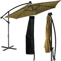 Stilista - Ampelschirm Sonnenschirm 350 cm led Braun Stilista - Ampelschirm Sonnenschirm 350 cm led Braun von STILISTA