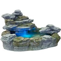Stilista - Gartenbrunnen olymp in Steinoptik xxl 100 x 80 x 60 cm inkl. Pumpe und LED-Beleuchtung rot blau gelb grün mystischer großer Springbrunnen Stilista - Gartenbrunnen olymp in Steinoptik xxl 100 x 80 x 60 cm inkl. Pumpe und LED-Beleuchtung rot blau gelb grün mystischer großer Springbrunnen von STILISTA