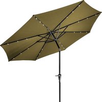 Stilista - Marktschirm Sonnenschirm ø 3 m led Khaki/Braun Stilista - Marktschirm Sonnenschirm ø 3 m led Khaki/Braun von STILISTA