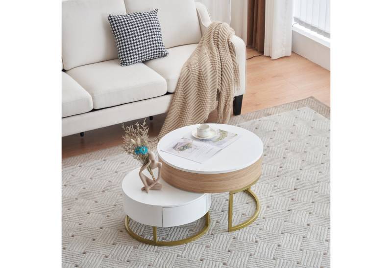 STILVORA Couchtisch mit Schubladen,2er-Set Wohnzimmertisch Sofatisch hochklappbar STILVORA Couchtisch mit Schubladen,2er-Set Wohnzimmertisch Sofatisch hochklappbar von STILVORA