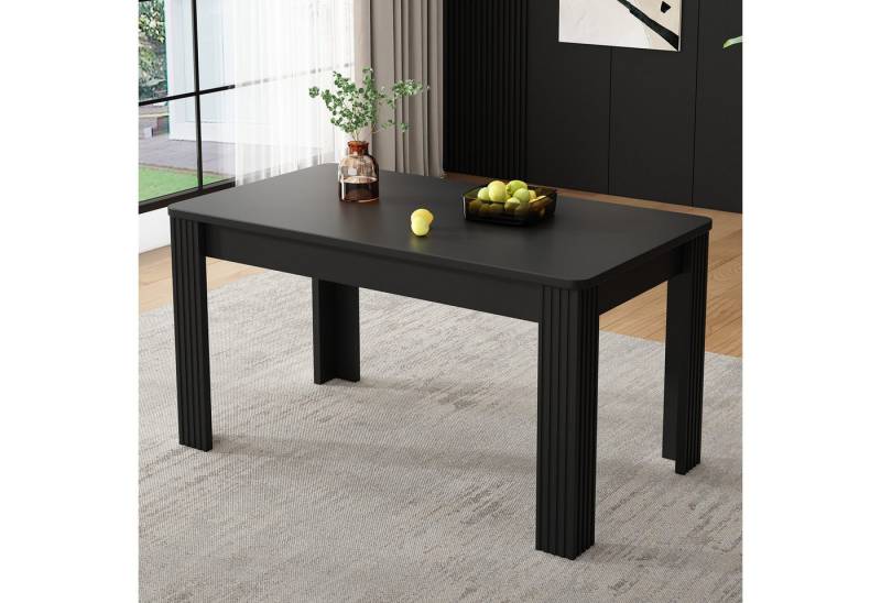 STILVORA Esstisch mit 4 Beinen,Rechteckiger Küchentisch Beistelltisch aus Eichenholz (1-St) von STILVORA