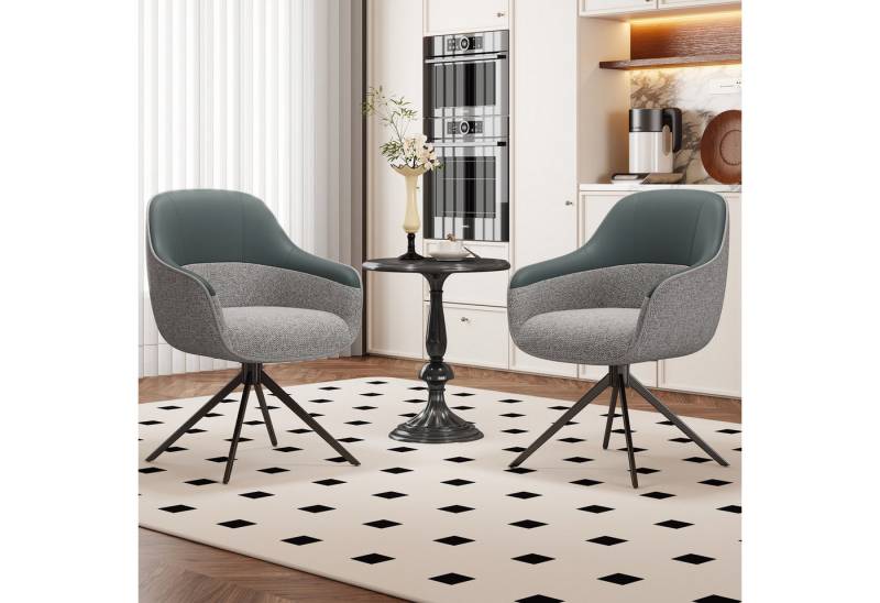 STILVORA Esszimmerstuhl 2er Küchenstuhl-set mit verstellbare Fußauflagen,Sessel für Esszimmer (Essstühle drehbar & gepolstert – Höhenverstellbar mit Armlehnen – Für Senioren & Familien, Küche & Wohnzimmer geeignet, 2 St) STILVORA Esszimmerstuhl 2er Küchenstuhl-set mit verstellbare Fußauflagen,Sessel für Esszimmer (Essstühle drehbar & gepolstert – Höhenverstellbar mit Armlehnen – Für Senioren & Familien, Küche & Wohnzimmer geeignet, 2 St) von STILVORA