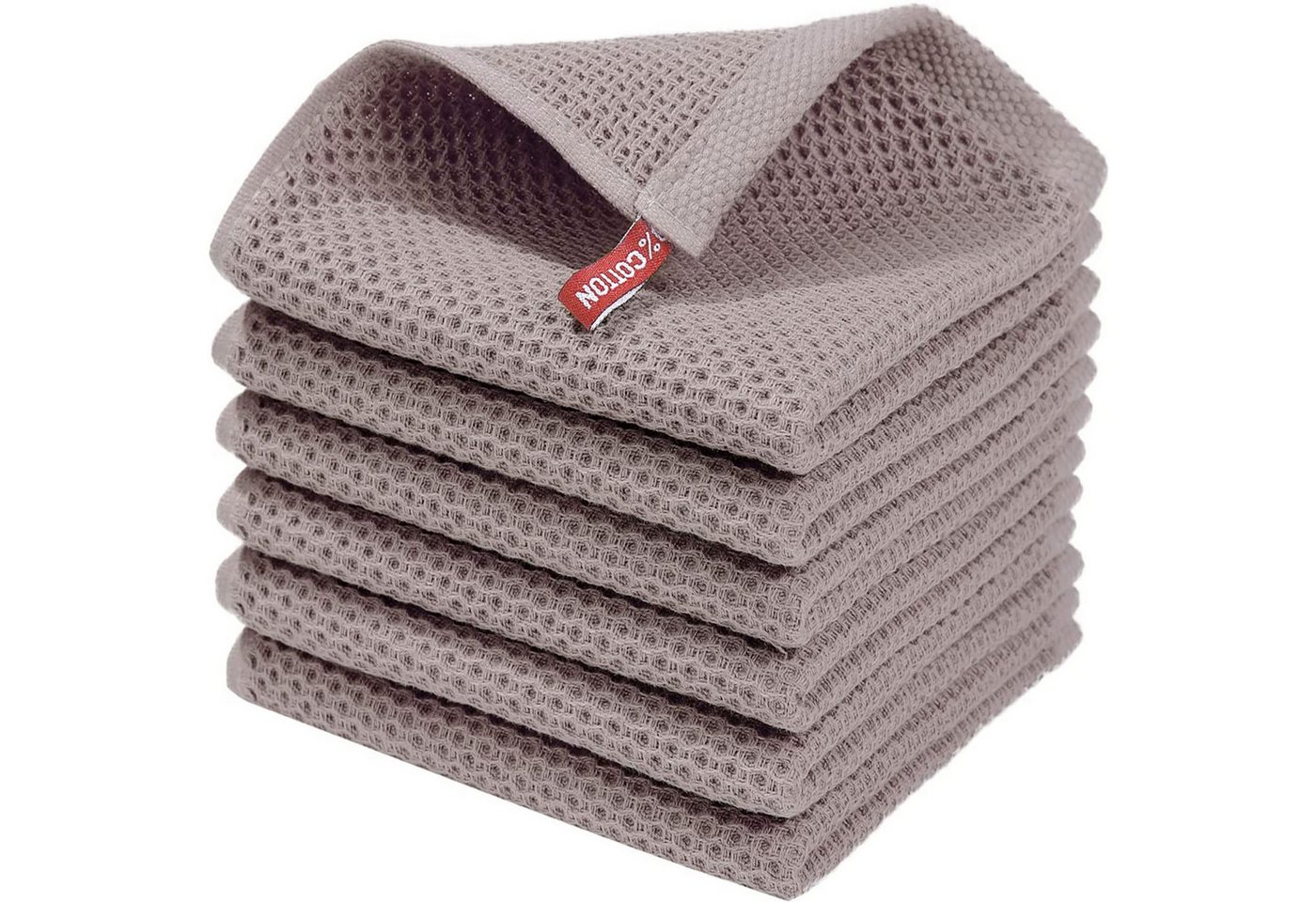 STILVORA Geschirrtuch 6-teiliges Küchentuch Set Mit Schlaufe 100% Baumwolle Geschirrtuch Set, (Handtücher 4er 34x73cm oder 6er Set 34x34cm, 6-tlg., Reinigungszubehör Reinigungstuch), 100 % Baumwolle Dick Weich saugstark langlebig von STILVORA