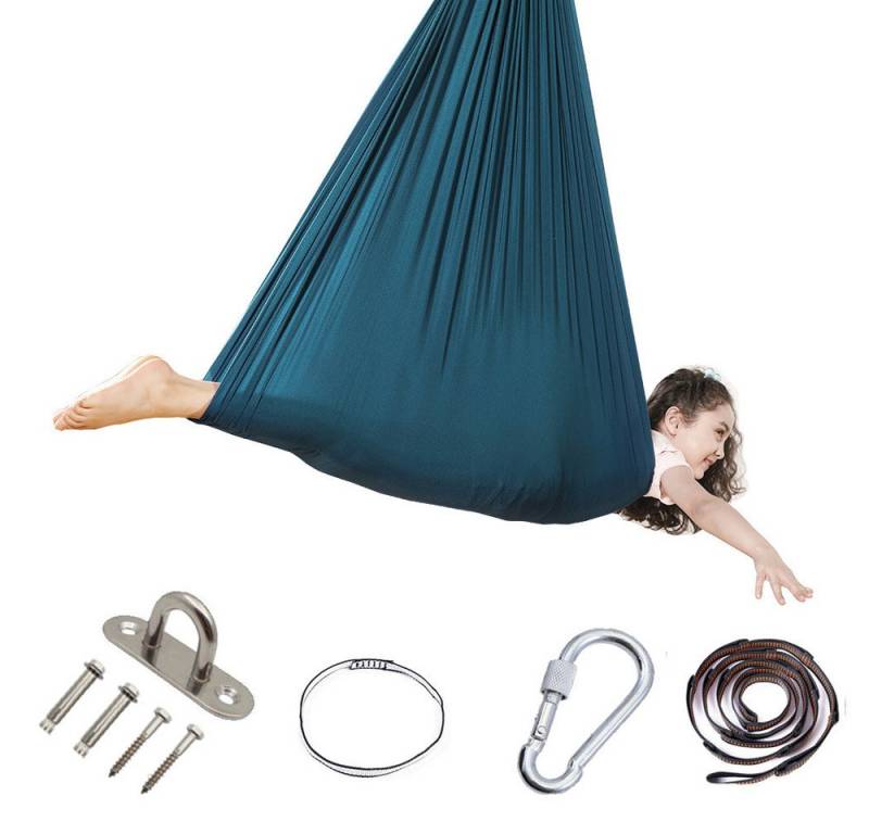 STILVORA Hängematte Nestschaukel Kinderschaukel Hängesessel Hängecocon (ergonomisch und waschbar 200kg Tragkraft, 1 St., Tragbar Weich und atmungsaktiv), für Spielzimmer Reisen Zuhause von STILVORA