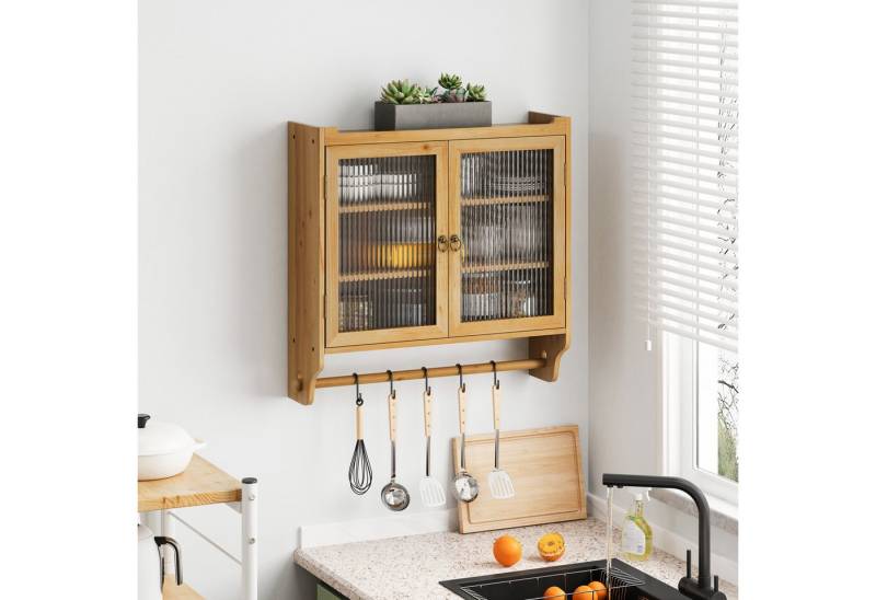 STILVORA Hängeschrank Wandschrank mit Glastür&Doppeltür,Beistellschrank mit Handtuchhalter (Vintage 63 cm Wandregal mit Doppelglastüren – 3 Stufiger Stauraum mit Handtuchhalter, Naturholz – Wandmontage für Badezimmer, Küche, Esszimmer – Stabil & Platzsparend) Gewichtskapazität: 5 kg pro Regal STILVORA Hängeschrank Wandschrank mit Glastür&Doppeltür,Beistellschrank mit Handtuchhalter (Vintage 63 cm Wandregal mit Doppelglastüren – 3 Stufiger Stauraum mit Handtuchhalter, Naturholz – Wandmontage für Badezimmer, Küche, Esszimmer – Stabil & Platzsparend) Gewichtskapazität: 5 kg pro Regal von STILVORA