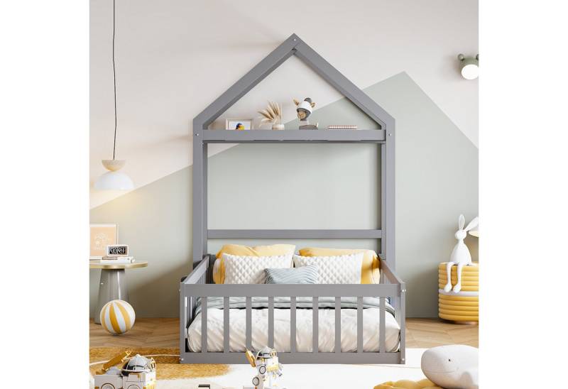 STILVORA Kinderbett 90x200 Babybett mit Stauraum & Lattenrost, Bettgestell ohne Matratze (90 x 200 cm), ohne Matratze von STILVORA