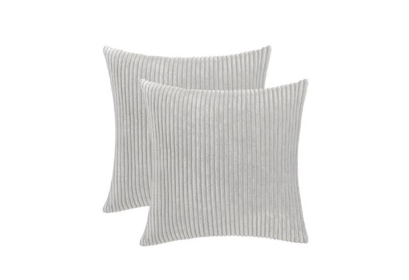 STILVORA Kissenbezüge Kopfkissenbezüge-Set Kissenhüllen Sofakissenbezug,Cordstoff, (2 Stück), 30x50 cm Sofakissen Couchkissen Bezug Sofa Schlafzimmer Reißverschluss von STILVORA