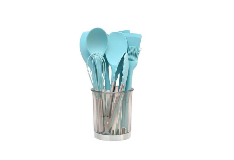 STILVORA Kochbesteck-Set 12er Silikon Küchenutensilien Küchenhelfer-set,Kochbesteck-set (Gesund Silikon Kochset Antihaft Hitzebeständig mit Utensilienhalter, 12-tlg., Silikonspatel, Kochlöffel, Utensilien-Set, BPA-frei, Kochutensilien), Spülmaschinengeeignet Kochzubehör für kochen und backen von STILVORA