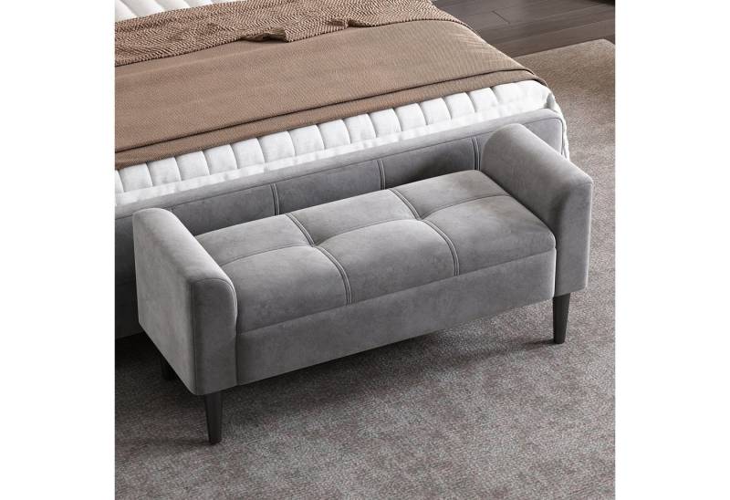 STILVORA Polsterbett mit Armlehne,Polsterbänke Betthocker mit Steppmuster,Samtstoff STILVORA Polsterbett mit Armlehne,Polsterbänke Betthocker mit Steppmuster,Samtstoff von STILVORA