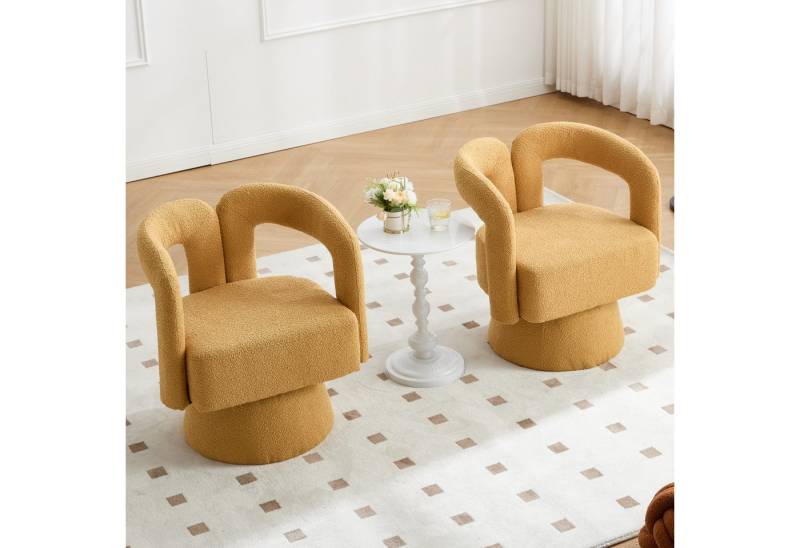 STILVORA Relaxsessel Akzentstühle um 360° drehbar,Sessel mit breit Polsterung,Stoffsessel von STILVORA