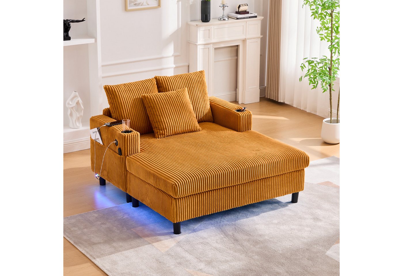 STILVORA Relaxsessel Liegestuhl Loungesessel mit Getränkehaltern,Sessel mit USB&LED STILVORA Relaxsessel Liegestuhl Loungesessel mit Getränkehaltern,Sessel mit USB&LED von STILVORA