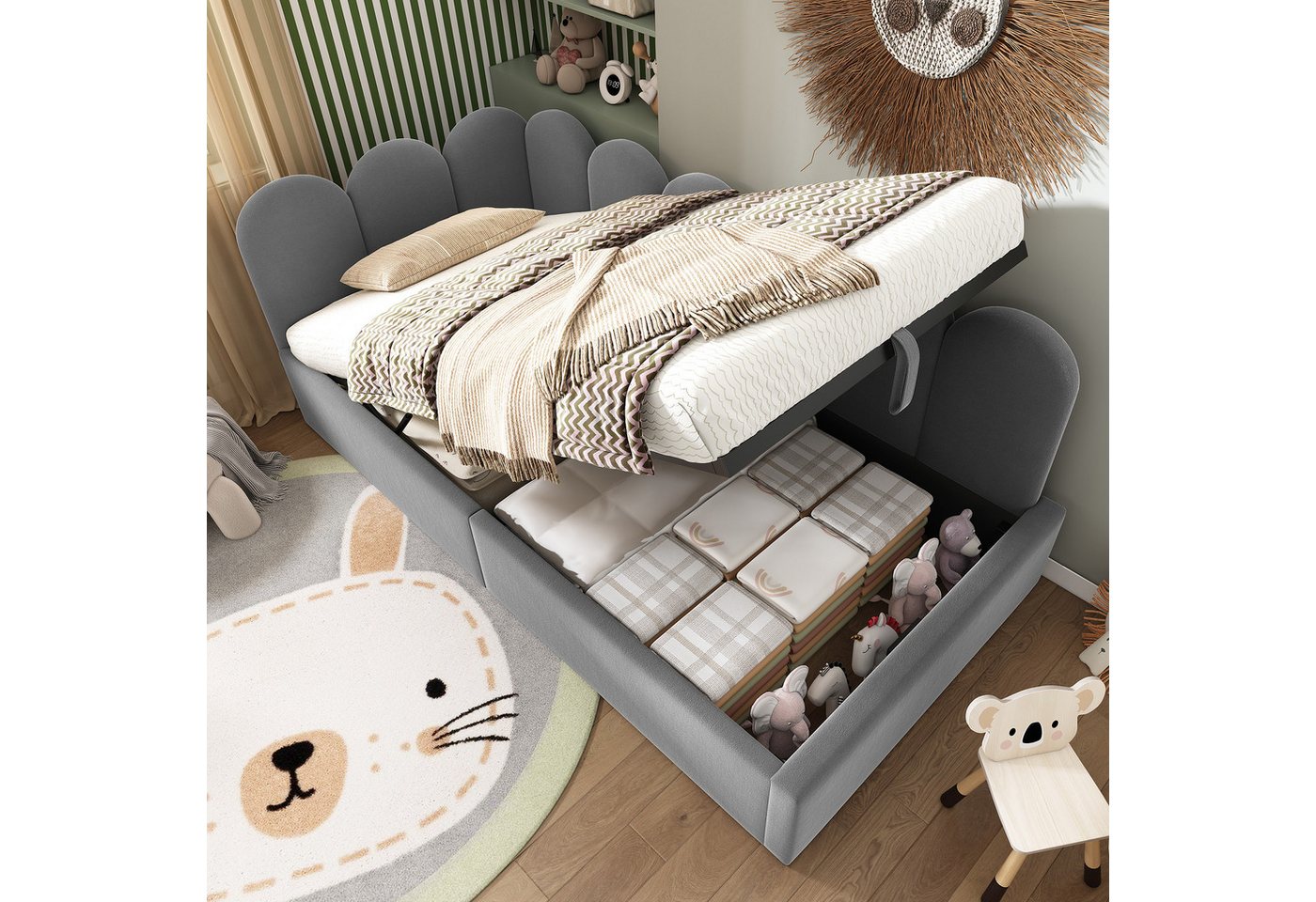 STILVORA Schlafsofa 90×200 mit Matratze&Bettkasten,Tagesbett Daybett mit Lattenrost, 1 Teile STILVORA Schlafsofa 90×200 mit Matratze&Bettkasten,Tagesbett Daybett mit Lattenrost, 1 Teile von STILVORA