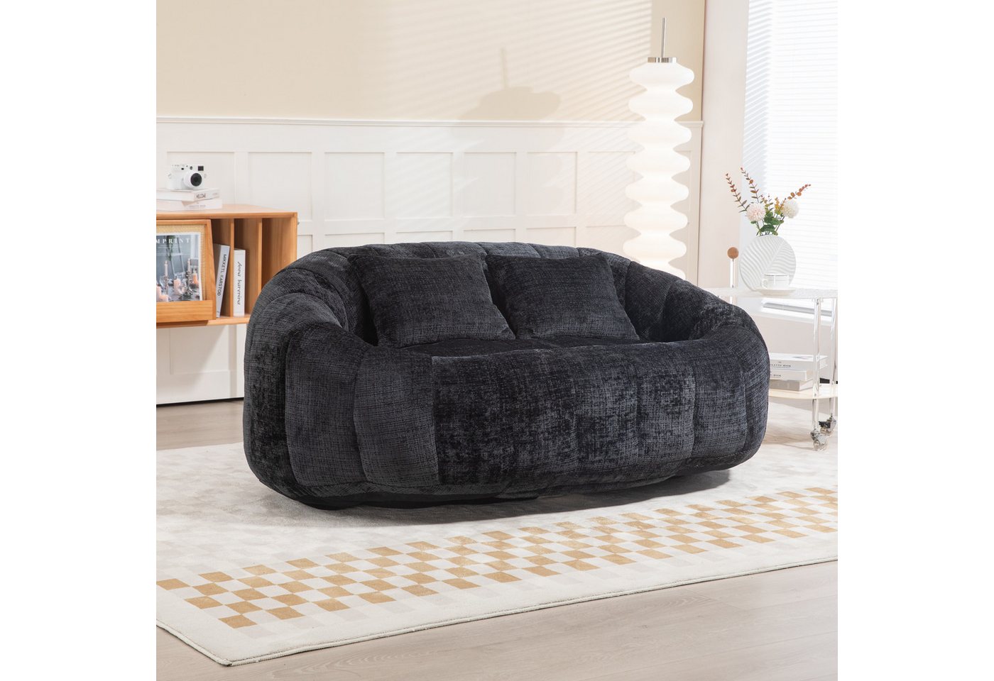 STILVORA Schlafsofa Indoor & Outdoor Sitzsack 2-Sitzer-bean bag sofa mit hohen Rücken STILVORA Schlafsofa Indoor & Outdoor Sitzsack 2-Sitzer-bean bag sofa mit hohen Rücken von STILVORA