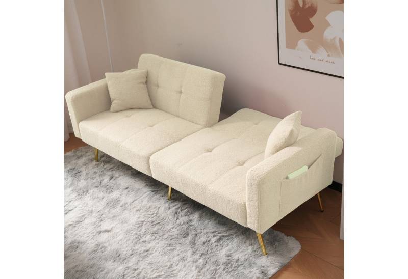 STILVORA Schlafsofa Zweisitzer Schlafsofa verstellbarem Winkel Ecksofa mit Bettfunktion, Bettsofa,Klappsofa,Gästebett, verstellbarem Winkel von STILVORA
