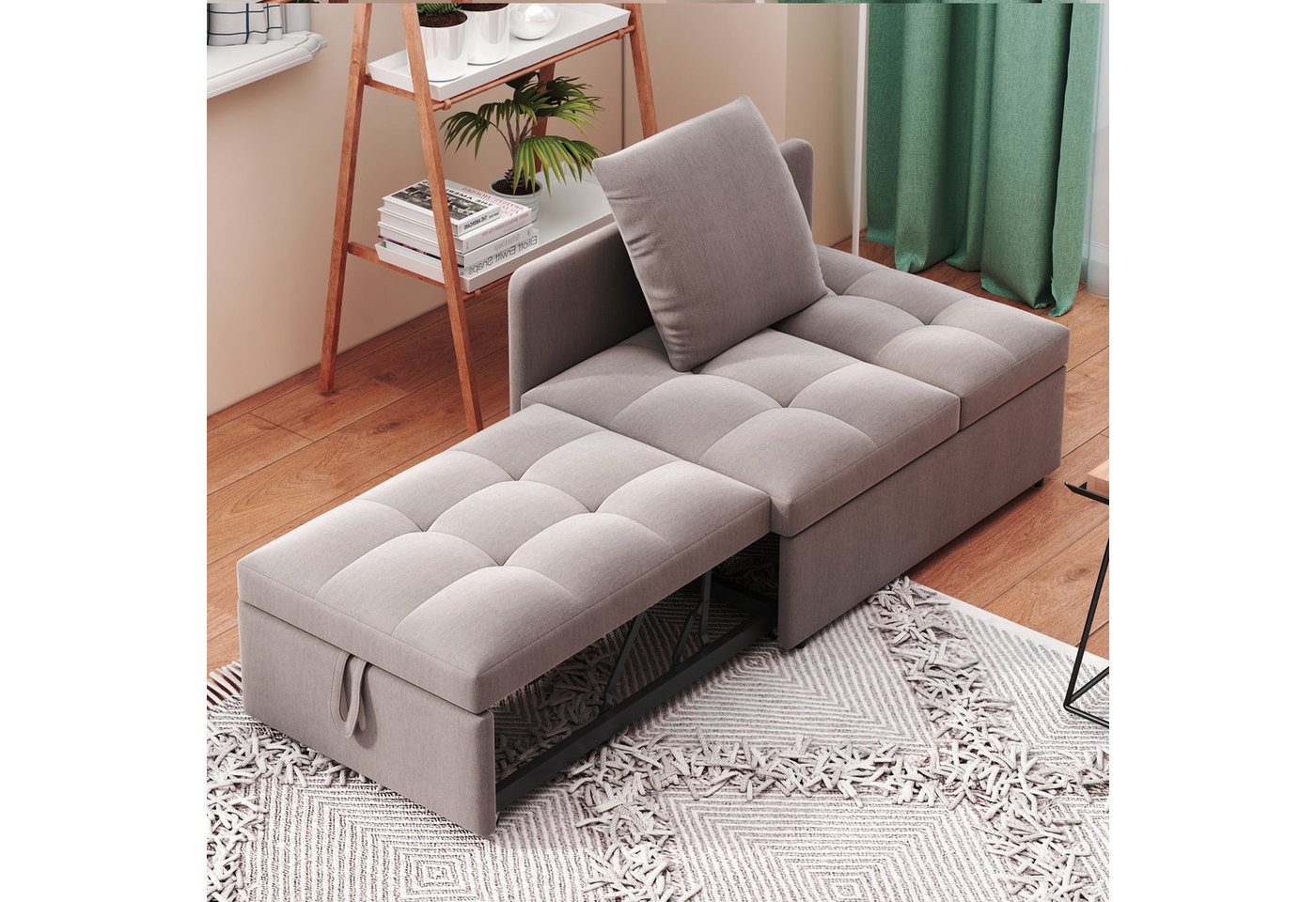 STILVORA Schlafsofa mit Bettfunktion, 3 in 1Multifunktions-verstellbarer sofas wohnzimmer, 3-in-1 Polsterbett mit verstellbarer Rückenlehne, Platzsparendes sofa aus Leinen STILVORA Schlafsofa mit Bettfunktion, 3 in 1Multifunktions-verstellbarer sofas wohnzimmer, 3-in-1 Polsterbett mit verstellbarer Rückenlehne, Platzsparendes sofa aus Leinen von STILVORA