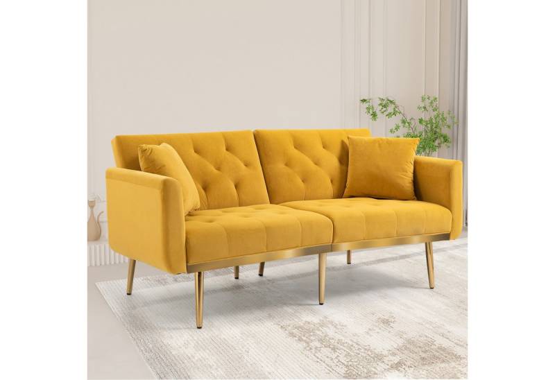 STILVORA Schlafsofa mit Kissen,Zweisitzer Relaxsofa mit verstellbarer Rückenlehne,Geld von STILVORA