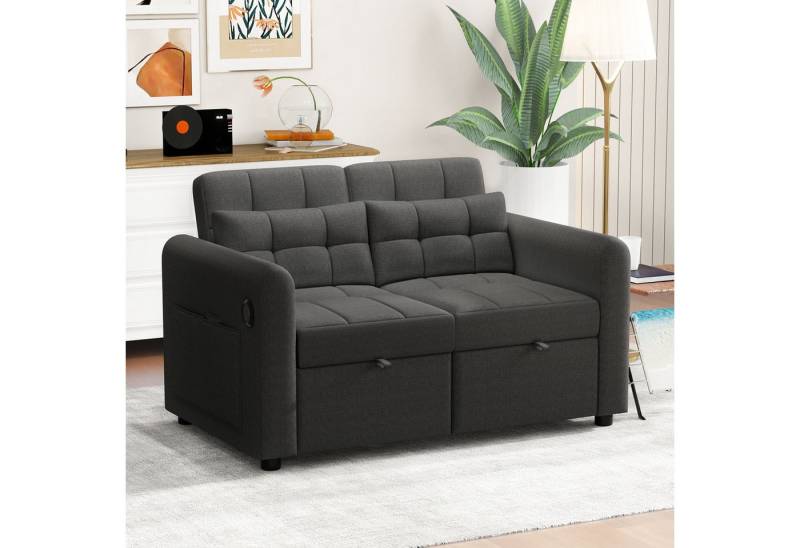 STILVORA Schlafsofa mit bettfunktion,3-in-1 Klappsofa mit verstellbarer Rückenlehne, USB, Polstersofa, Schlafsofa 1 Teile, mit verstellbarer Rückenlehne, USB, Armlehnentaschen und Kissen STILVORA Schlafsofa mit bettfunktion,3-in-1 Klappsofa mit verstellbarer Rückenlehne, USB, Polstersofa, Schlafsofa 1 Teile, mit verstellbarer Rückenlehne, USB, Armlehnentaschen und Kissen von STILVORA