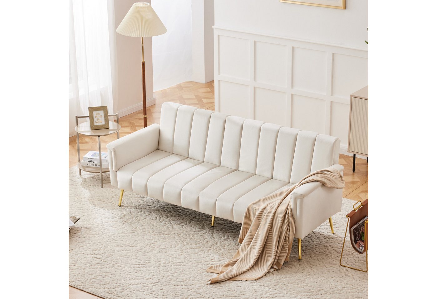 STILVORA Schlafsofa mit bettfunktion,Zweisitzer-Klappsofa Kleines Wohnzimmersofa mit Kisse, 1 Teile STILVORA Schlafsofa mit bettfunktion,Zweisitzer-Klappsofa Kleines Wohnzimmersofa mit Kisse, 1 Teile von STILVORA