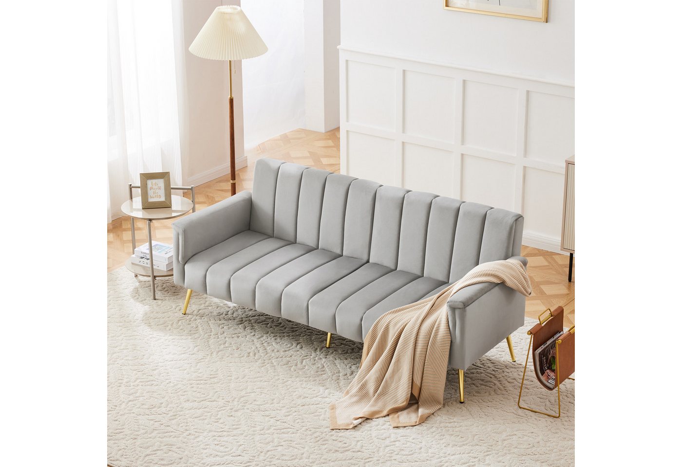 STILVORA Schlafsofa mit bettfunktion,Zweisitzer-Klappsofa Kleines Wohnzimmersofa mit Kisse, 1 Teile STILVORA Schlafsofa mit bettfunktion,Zweisitzer-Klappsofa Kleines Wohnzimmersofa mit Kisse, 1 Teile von STILVORA