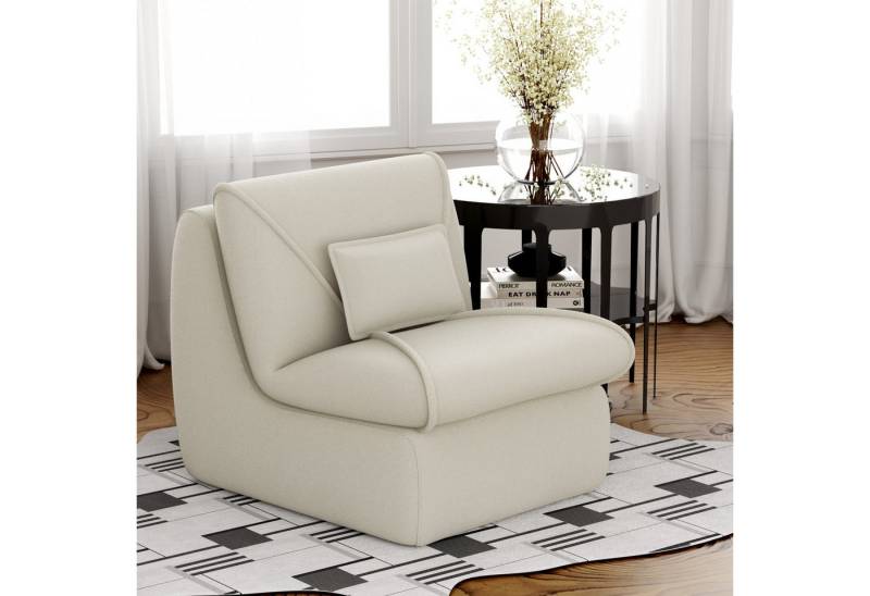 STILVORA Sitzsack Relaxsessel Lazy sofa kleine sofa mit extra dicke Polsterung,weiß von STILVORA