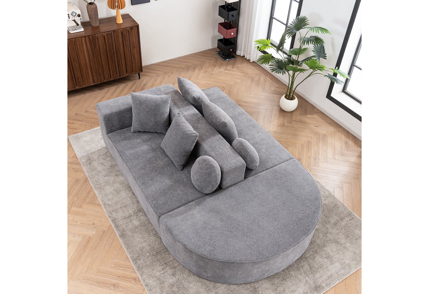 STILVORA Sofa Knochenloses Sofa,Modular Sofa,segmentiertem Wolkensofa,Chenille-Stoff, Modernes Modulares Wolkensofa – Bequemes Schlafsofa, Kein Aufbau erforderlich, Flexibles Design, Hautfreundlicher Cheryl-Stoff, Vollständige Schaumstoffstruktur., mit Relaxfunktion von STILVORA