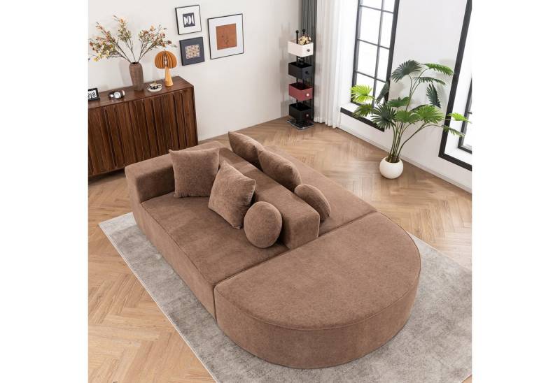STILVORA Sofa Knochenloses Sofa,Modular Sofa,segmentiertem Wolkensofa,Chenille-Stoff, Modernes Modulares Wolkensofa – Bequemes Schlafsofa, Kein Aufbau erforderlich, Flexibles Design, Hautfreundlicher Cheryl-Stoff, Vollständige Schaumstoffstruktur., mit Relaxfunktion von STILVORA