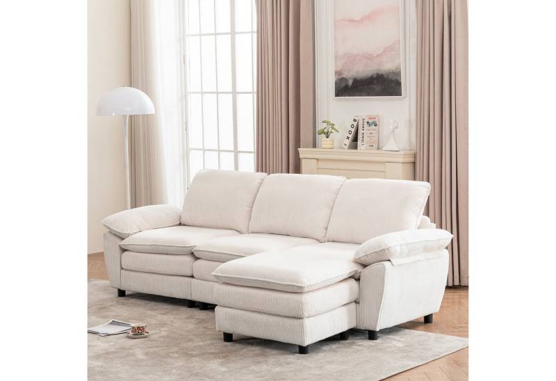 STILVORA Sofa L-Form Wohnzimmersofa,Relaxsofa für 4 Personen,Big Sofa cordstoff, Modulares L-Sofa mit Abnehmbarem Ottoman – Komfort Ergonomisches Design mit extra tiefem Sitz und robuster Holzrahmenstruktur, mit Relaxfunktion STILVORA Sofa L-Form Wohnzimmersofa,Relaxsofa für 4 Personen,Big Sofa cordstoff, Modulares L-Sofa mit Abnehmbarem Ottoman – Komfort Ergonomisches Design mit extra tiefem Sitz und robuster Holzrahmenstruktur, mit Relaxfunktion von STILVORA