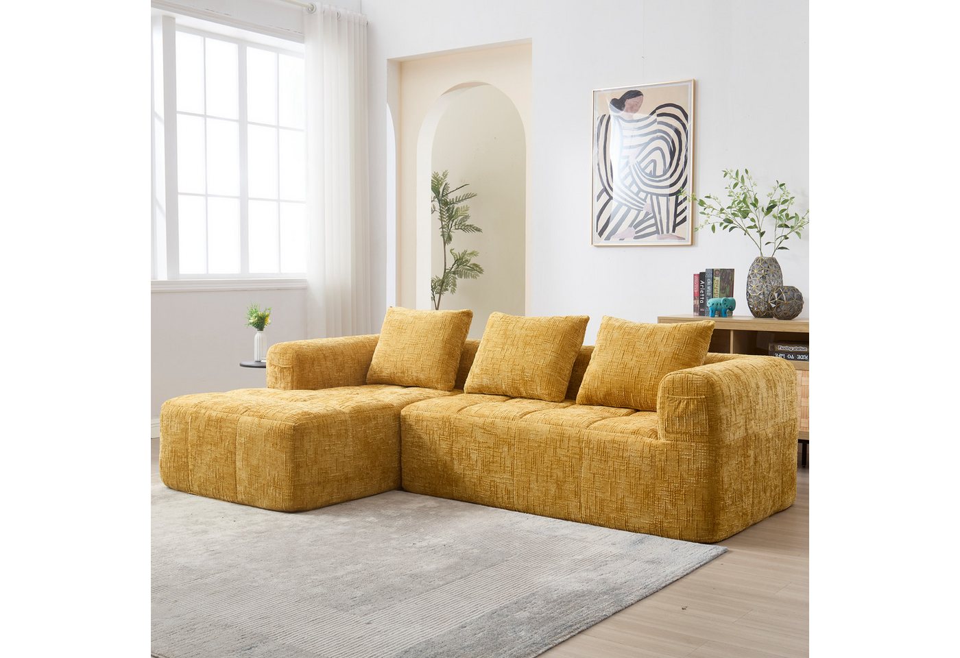 STILVORA Sofa mit bettfunktion,schlafsofas wohnzimmer,sofa l-form mit relaxfunktion, Perfekt für Entspannung & Nickerchen STILVORA Sofa mit bettfunktion,schlafsofas wohnzimmer,sofa l-form mit relaxfunktion, Perfekt für Entspannung & Nickerchen von STILVORA