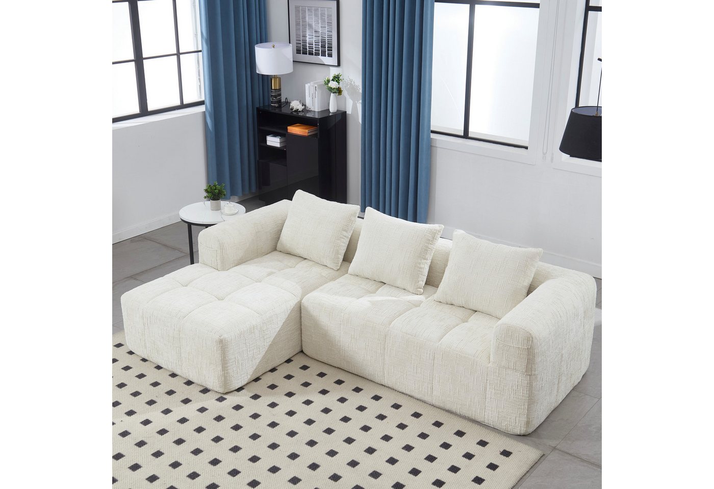STILVORA Sofa mit bettfunktion,schlafsofas wohnzimmer,sofa l-form mit relaxfunktion, Perfekt für Entspannung & Nickerchen STILVORA Sofa mit bettfunktion,schlafsofas wohnzimmer,sofa l-form mit relaxfunktion, Perfekt für Entspannung & Nickerchen von STILVORA