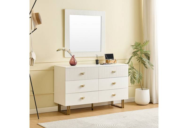 STILVORA Wohnzimmer-Set mit Spiegel&Sideboard,Wohnzimmer-Set Kommode für Flur&Schlafzimmer, (2-St) von STILVORA